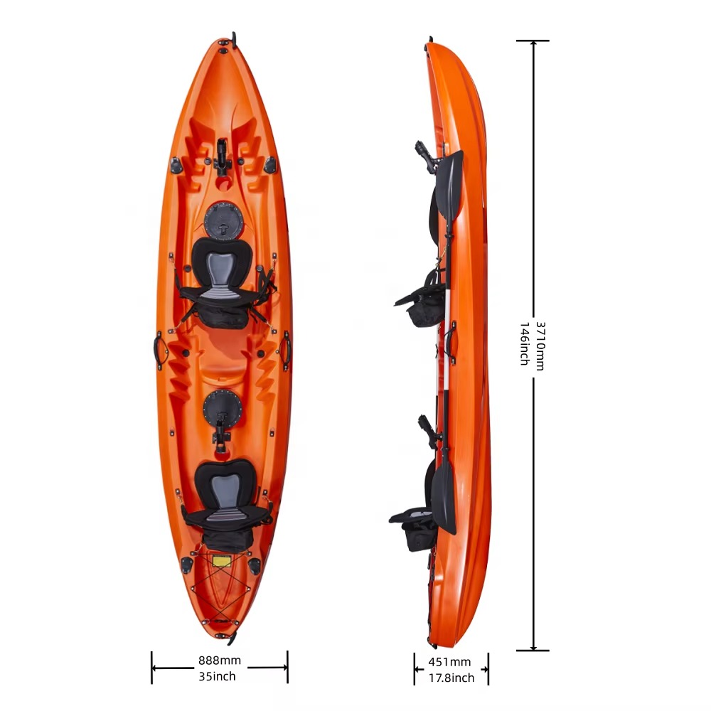 Kayak 3 Person Sit on Top Crui - огляд і ціна Fishing Kayak Sit In