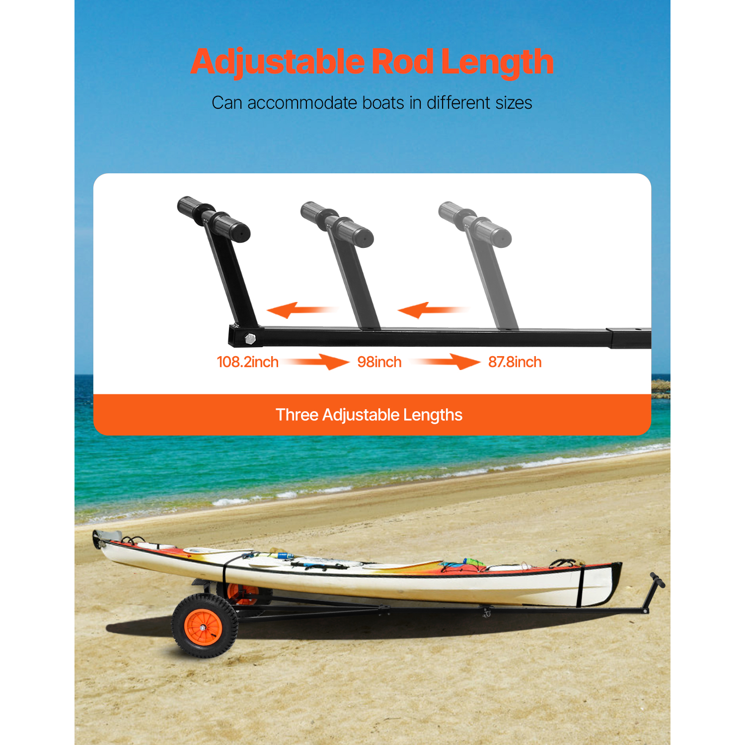 SucceBuy 420lbs Boat Trailer D - огляд і ціна Fishing Kayak Sit On Top
