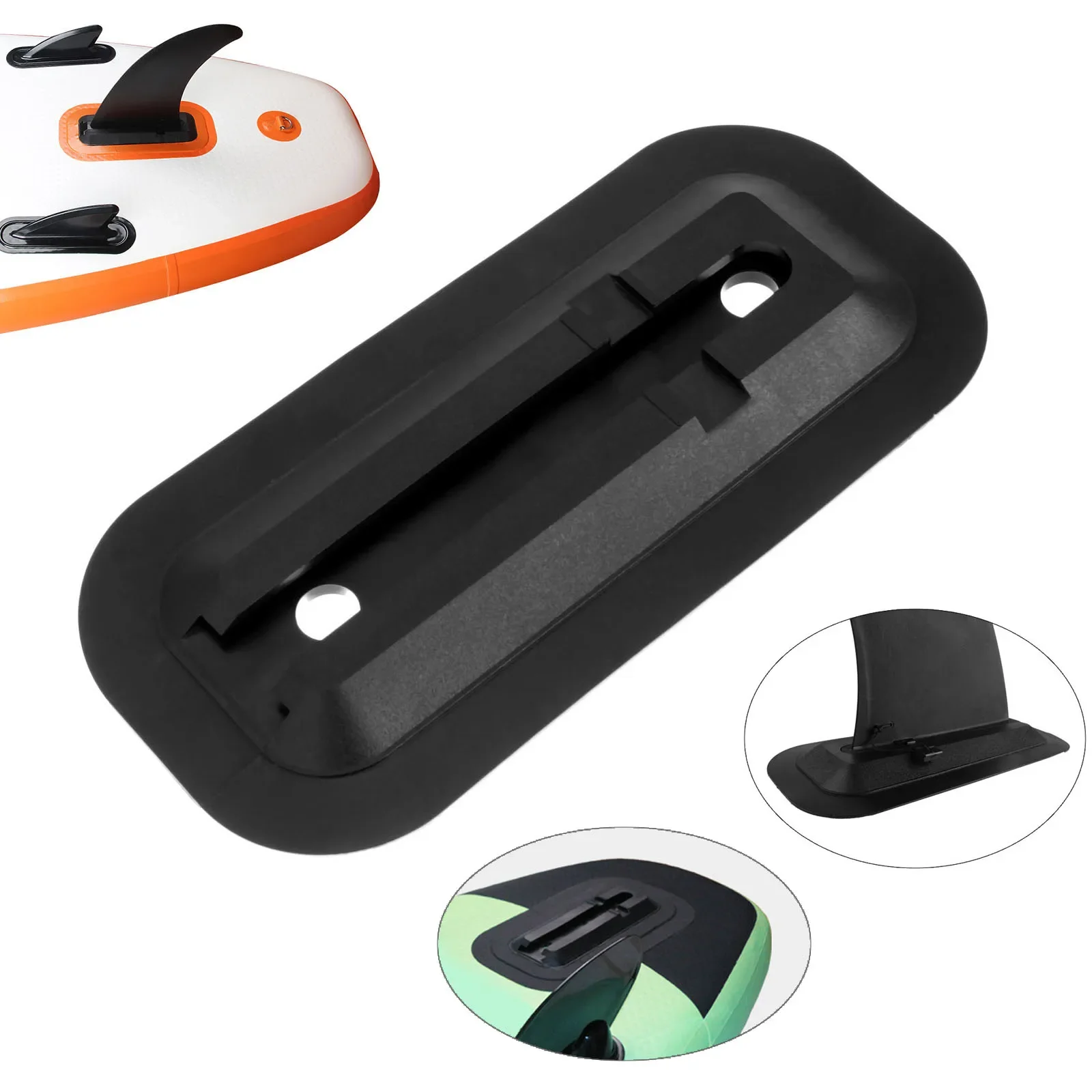 1 Pc PVC Slide-in Central Fin  - огляд і ціна Fishing Kayak Paddle