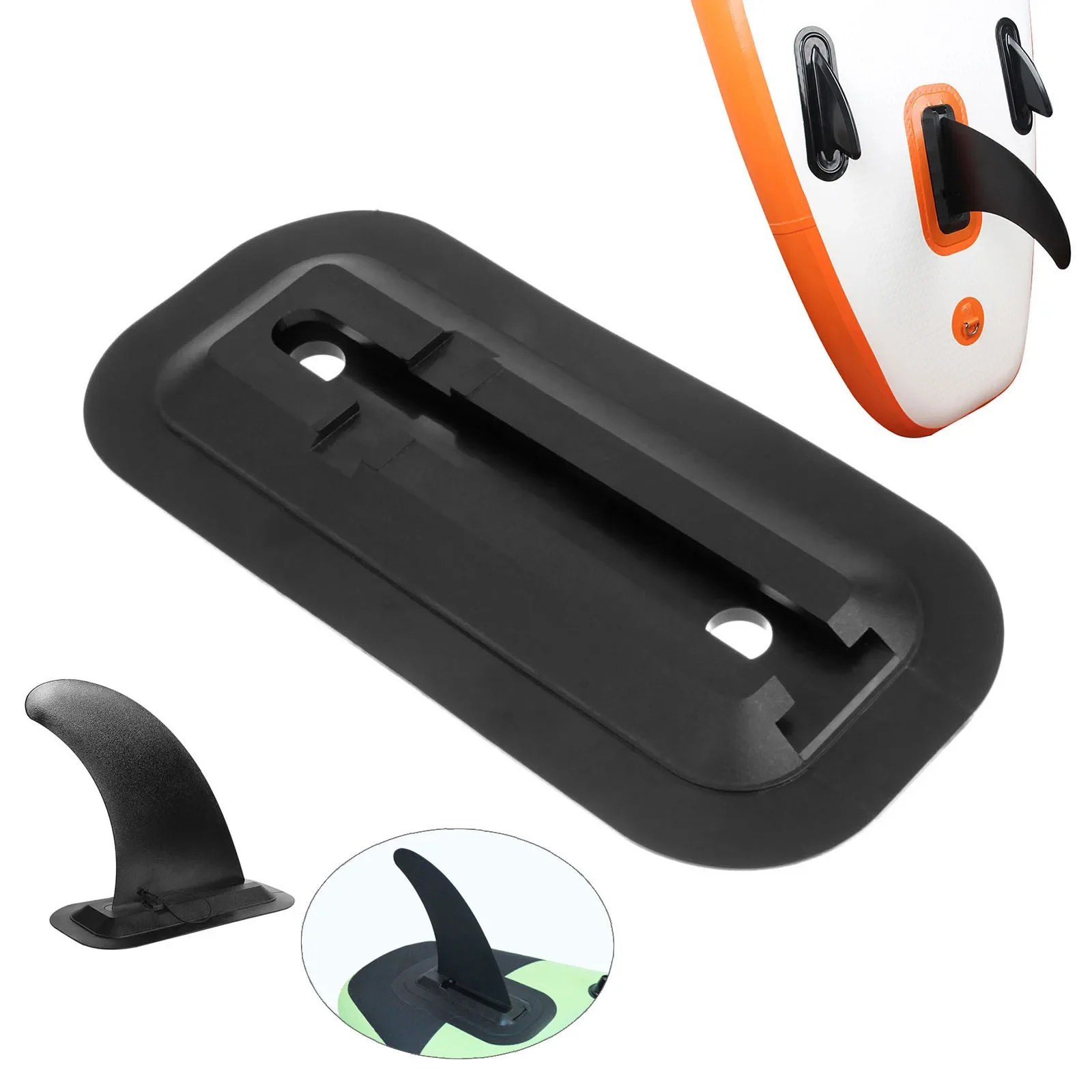 1 Pc PVC Slide-in Central Fin  - огляд і ціна Fishing Kayak Paddle