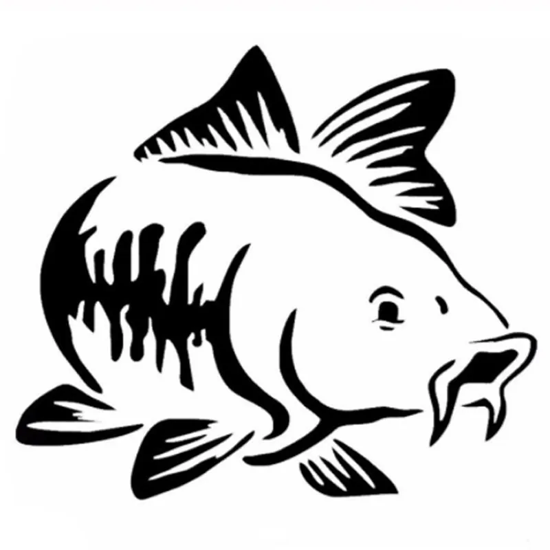 Car Sticker Cartoon Carp Fishi - огляд і ціна Fishing Kayak Inflatable