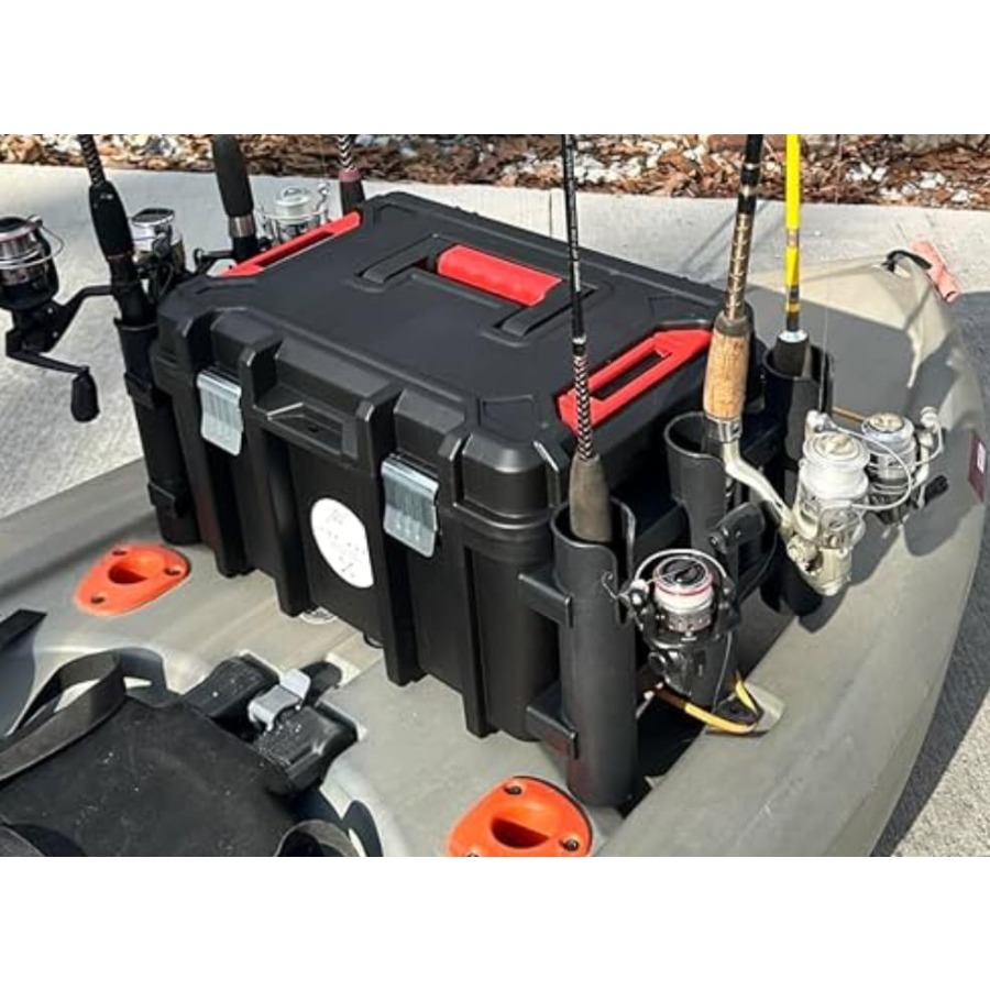 Kayak Fishing Crate - 6 Integr - огляд і ціна Fishing Kayak Crate