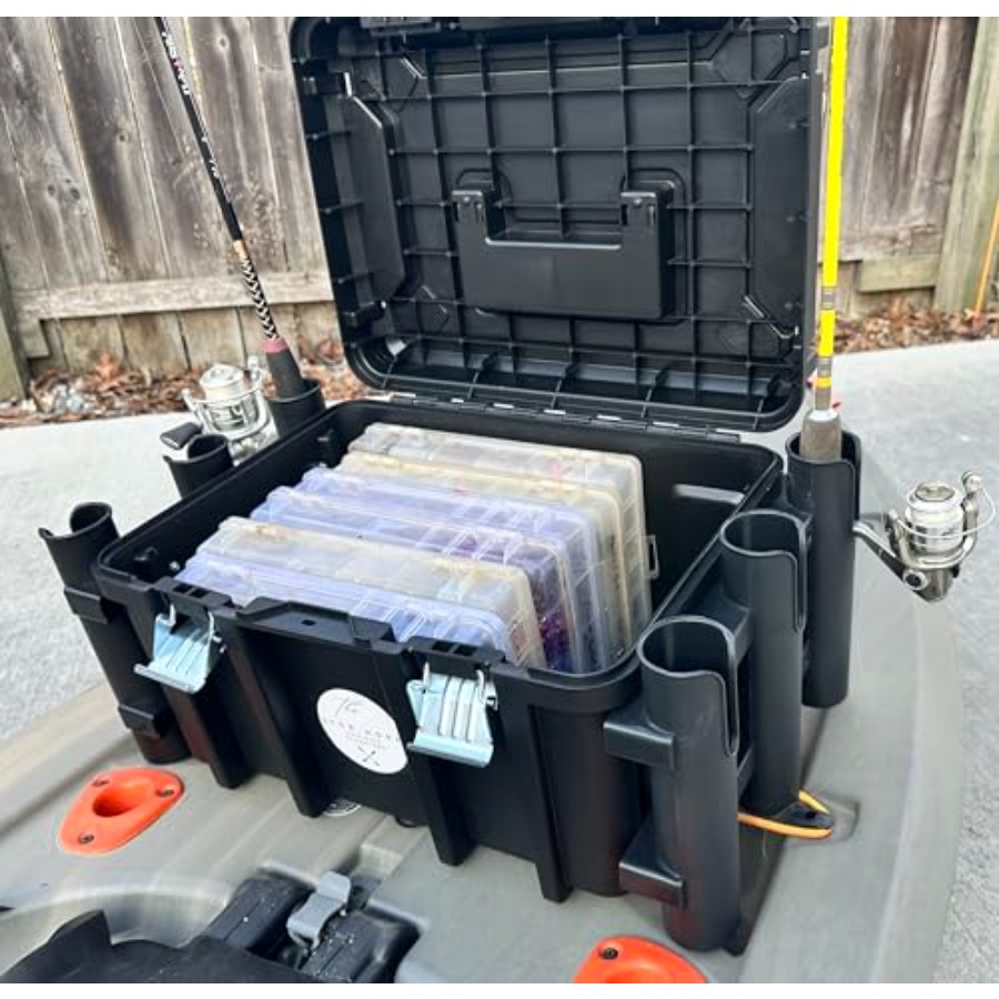 Kayak Fishing Crate - 6 Integr - огляд і ціна Fishing Kayak Crate