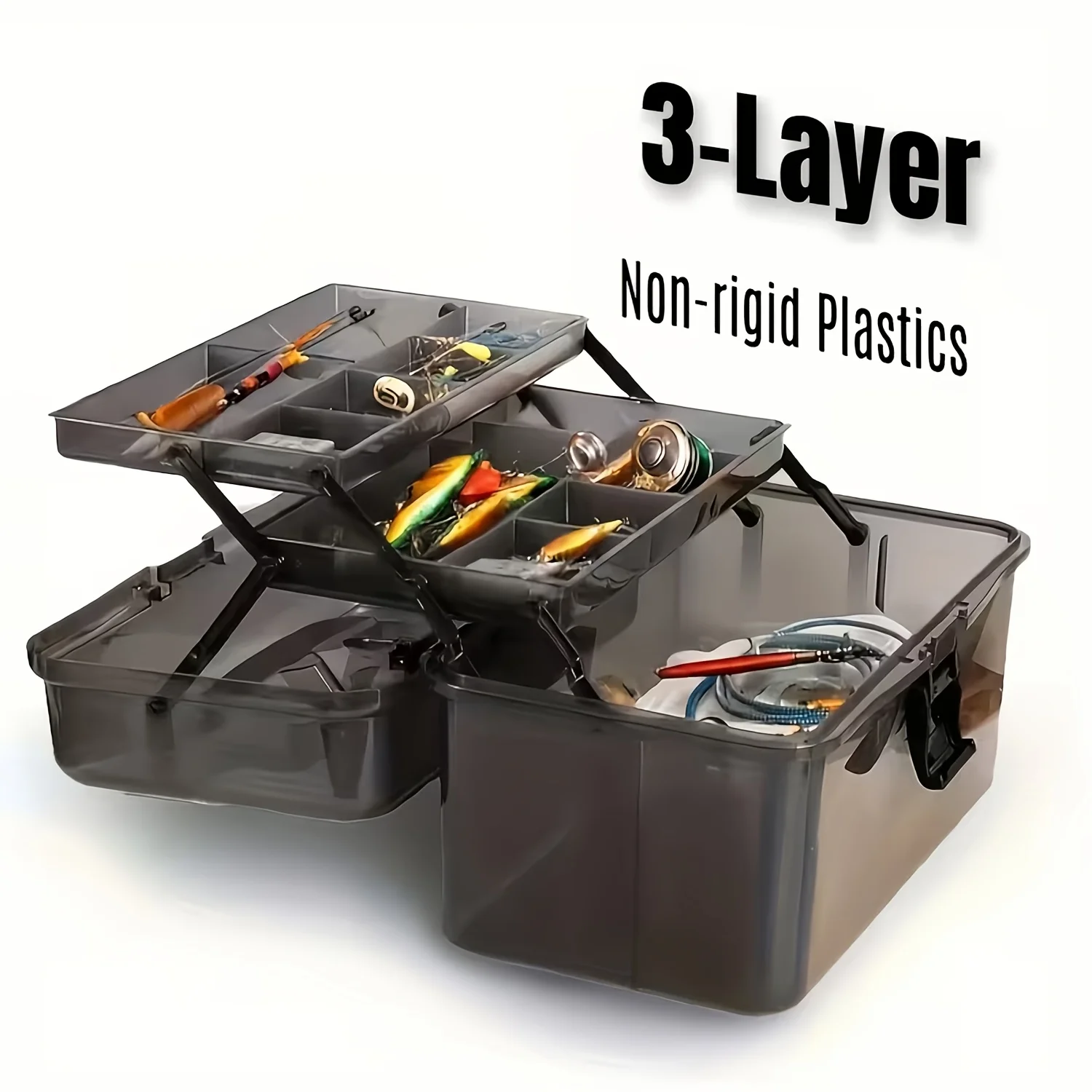 Durable PE Fishing Gear Box |  - огляд і ціна Fishing Kayak Crate