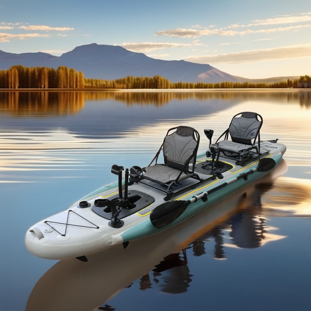 14ft Inflatable Fishing Canoe  - огляд і ціна Fishing Kayak Seat