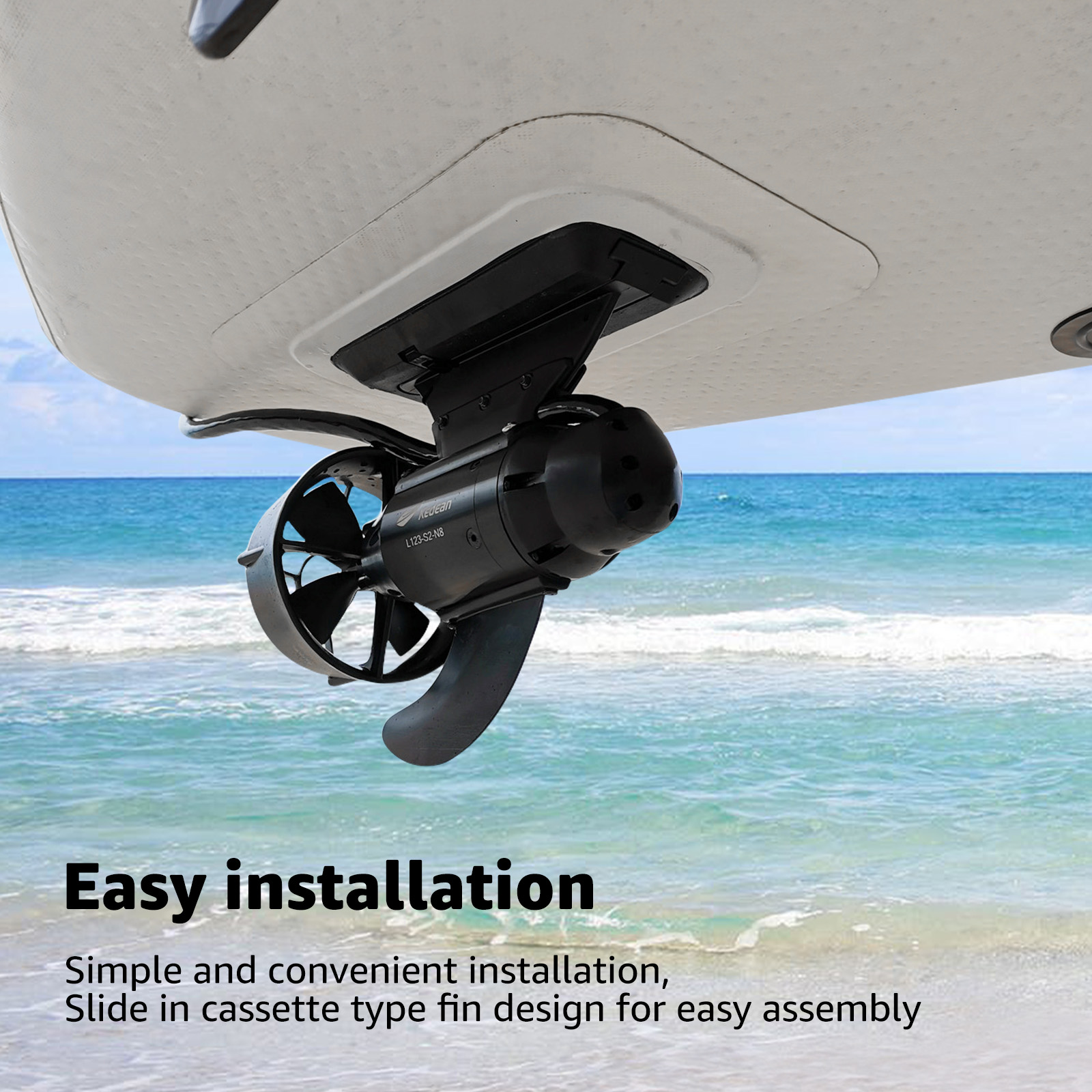 380W 600W Electric Fins Stand  - огляд і ціна Fishing Kayak Cart