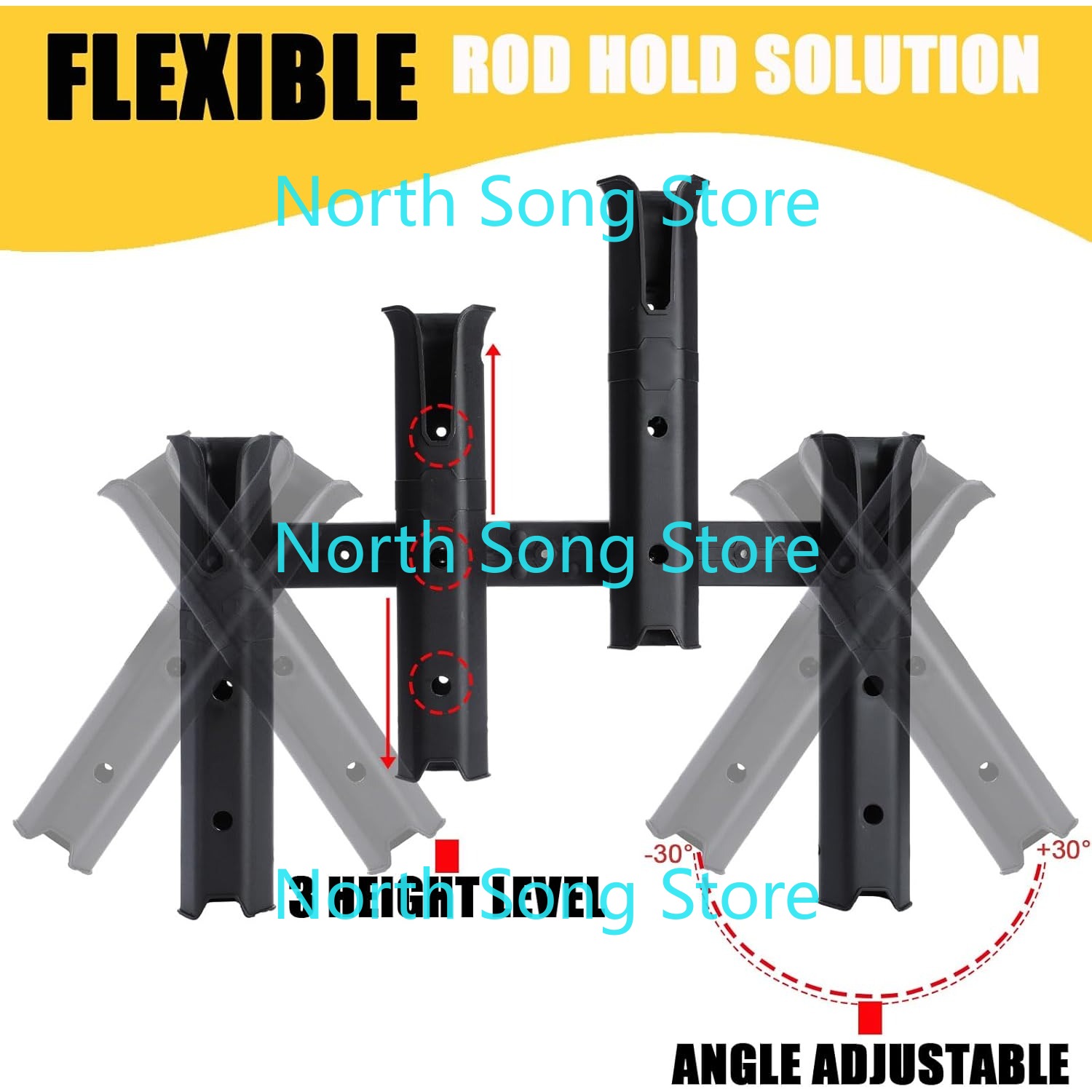 Adjustable Fishing Rod Holders - огляд і ціна Fishing Kayak Crate