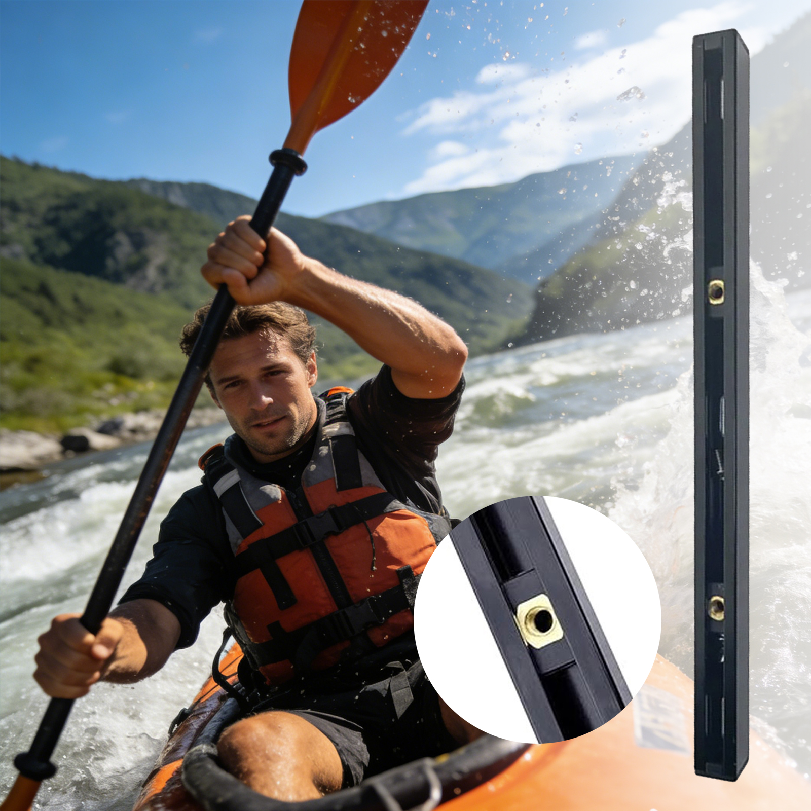 ABS Side Mount Kayak Slide Tra - огляд і ціна Fishing Kayak Storage Bag