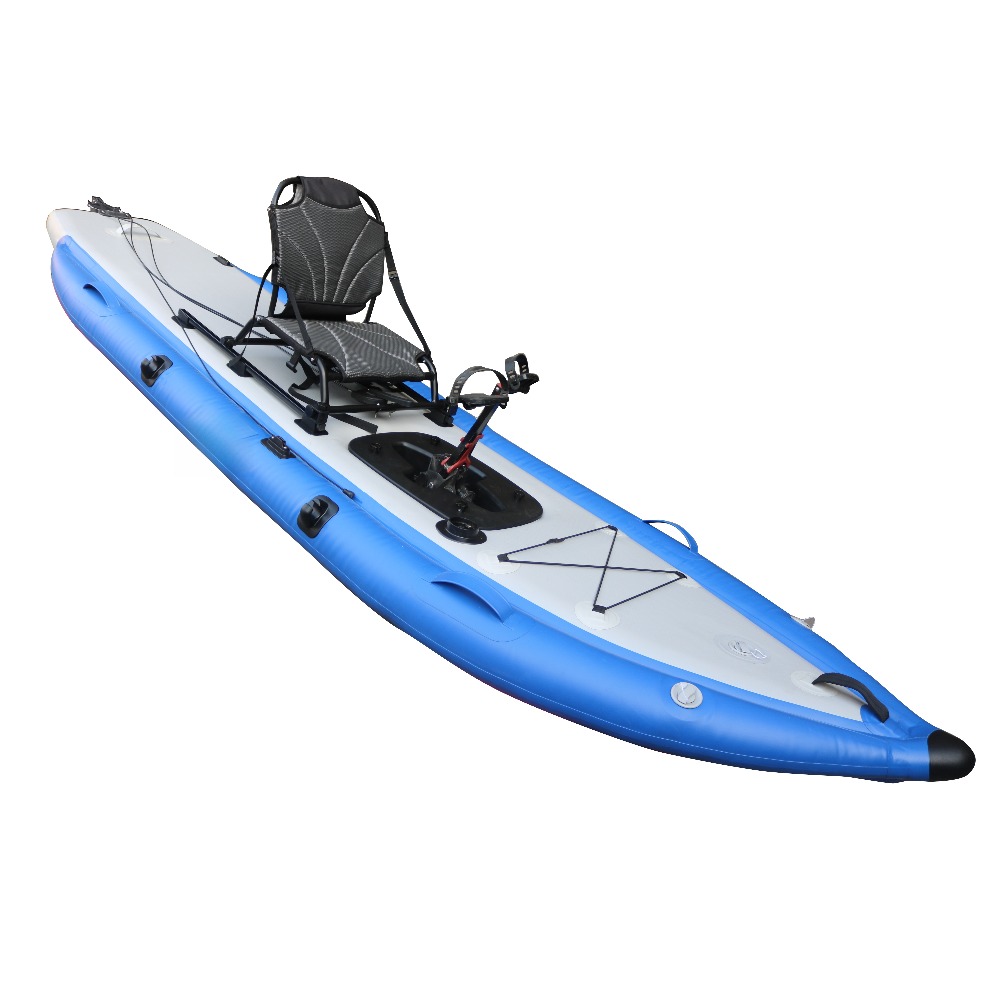 12ft Single Sit-On-Top Inflata - огляд і ціна Fishing Kayak Pedal Drive