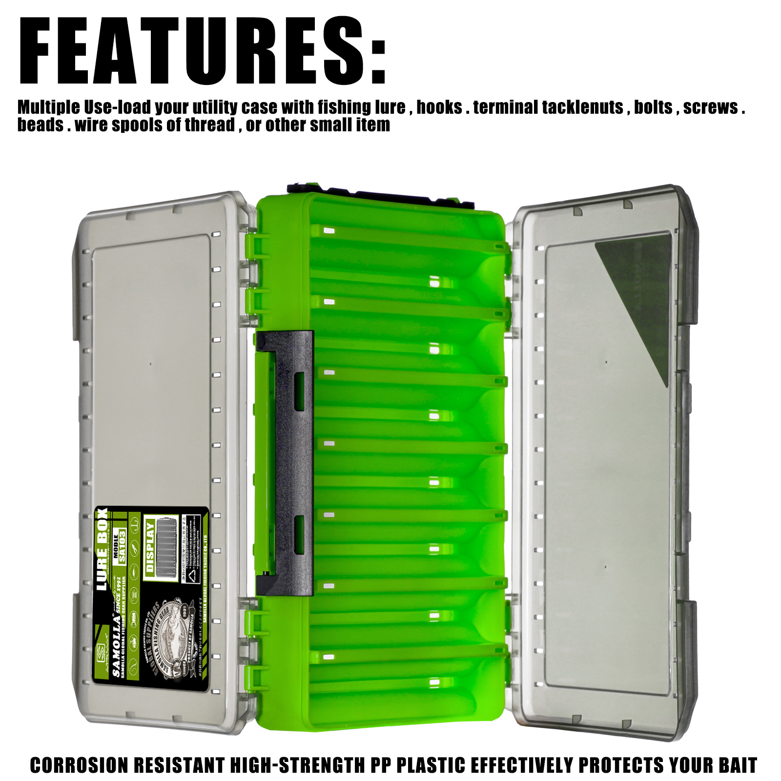 Double Sided Lure Baits Box Fi - огляд і ціна Fishing Kayak Crate