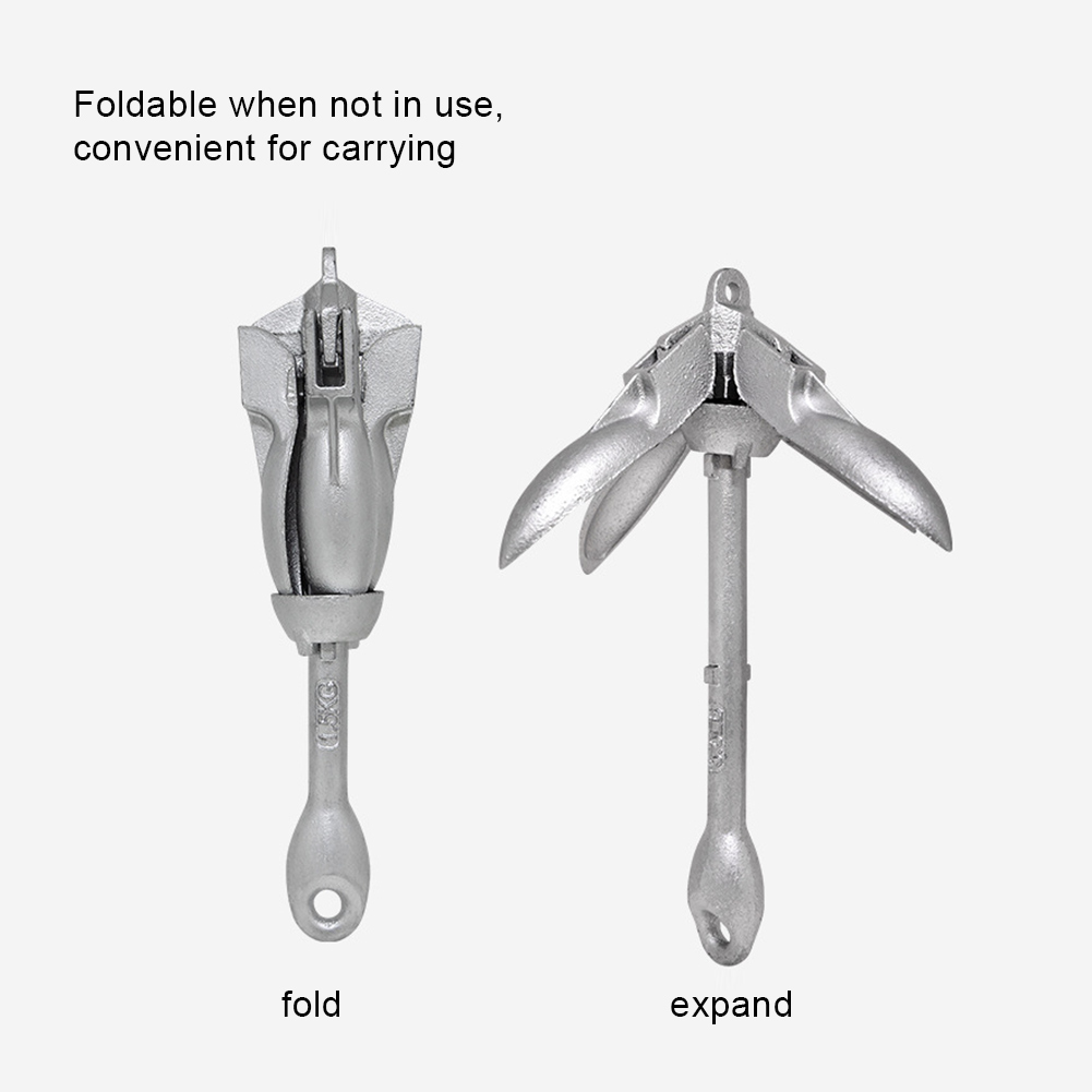 0.7KG 1.5KG Grapnel Anchor wit - огляд і ціна Fishing Kayak Anchor