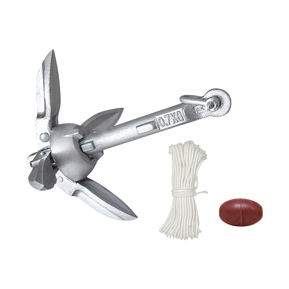 0.7KG 1.5KG Grapnel Anchor wit - огляд і ціна Fishing Kayak Anchor