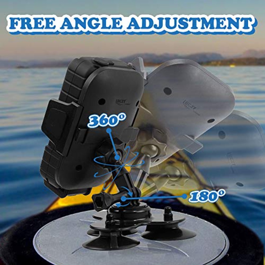 Strong Suction Phone Mount Bas - огляд і ціна Fishing Kayak Fish Finder Mount