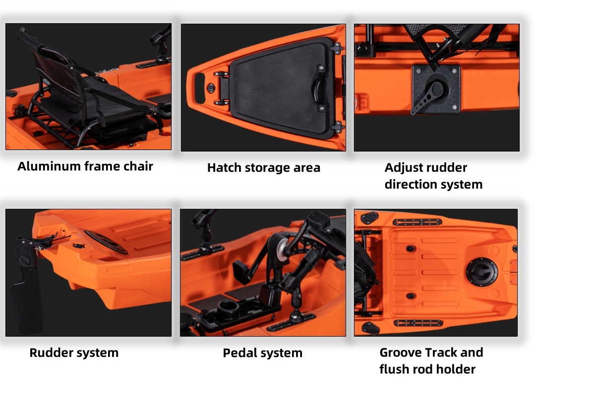 Super Lightweight 10ft Modular - огляд і ціна Fishing Kayak Pedal Drive