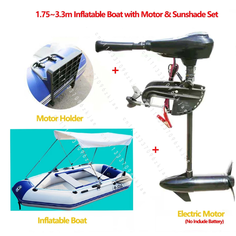 1.75~3.3m Inflatable Boat with - огляд і ціна Fishing Kayak Inflatable
