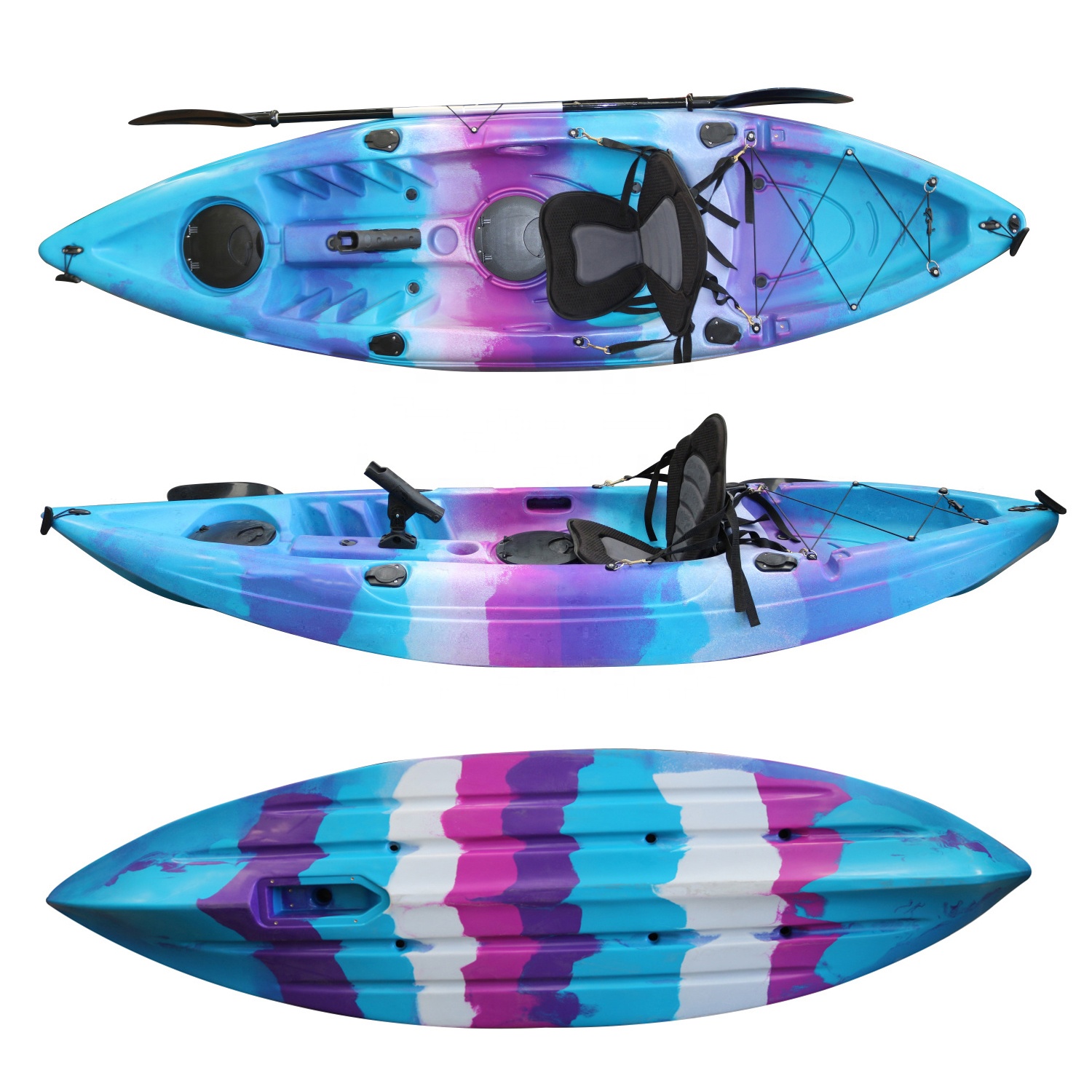 2026 10ft Single Person Plasti - огляд і ціна Fishing Kayak Sit In