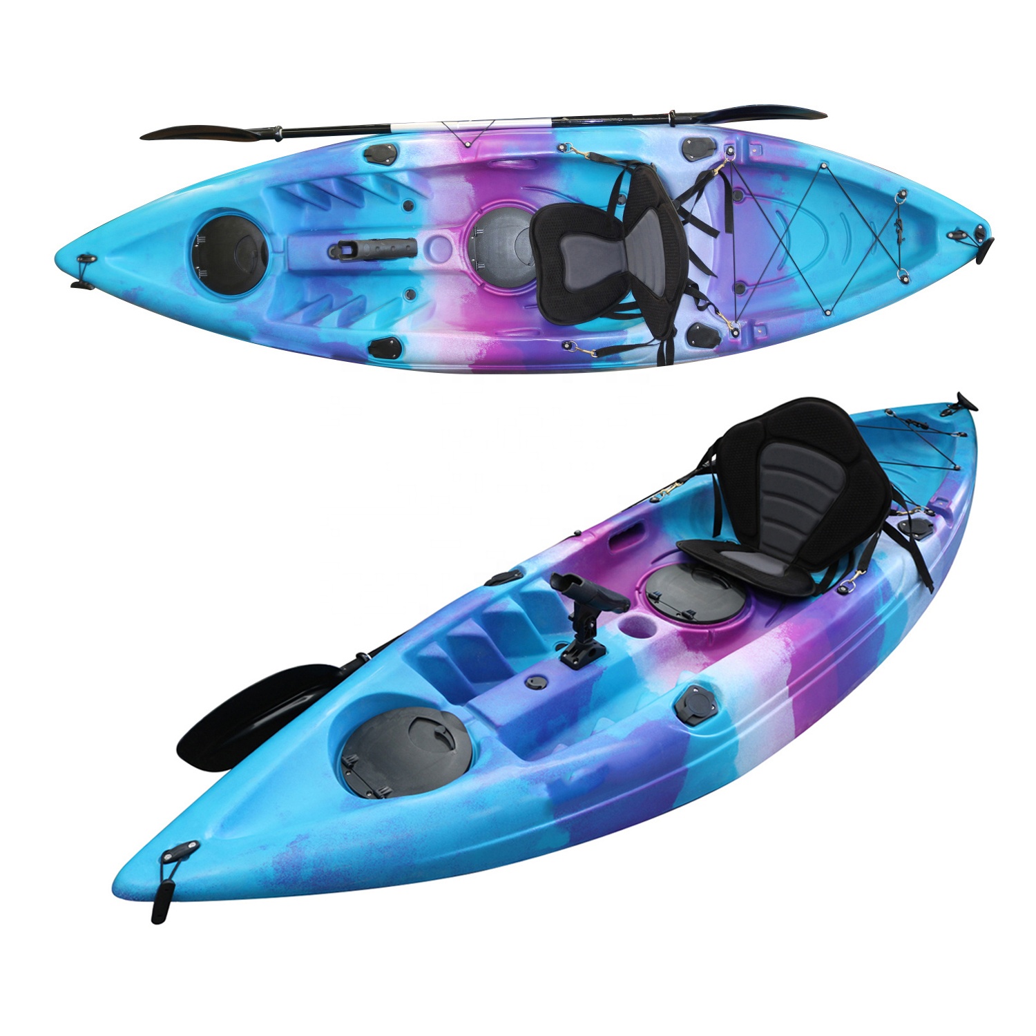 2026 10ft Single Person Plasti - огляд і ціна Fishing Kayak Sit In